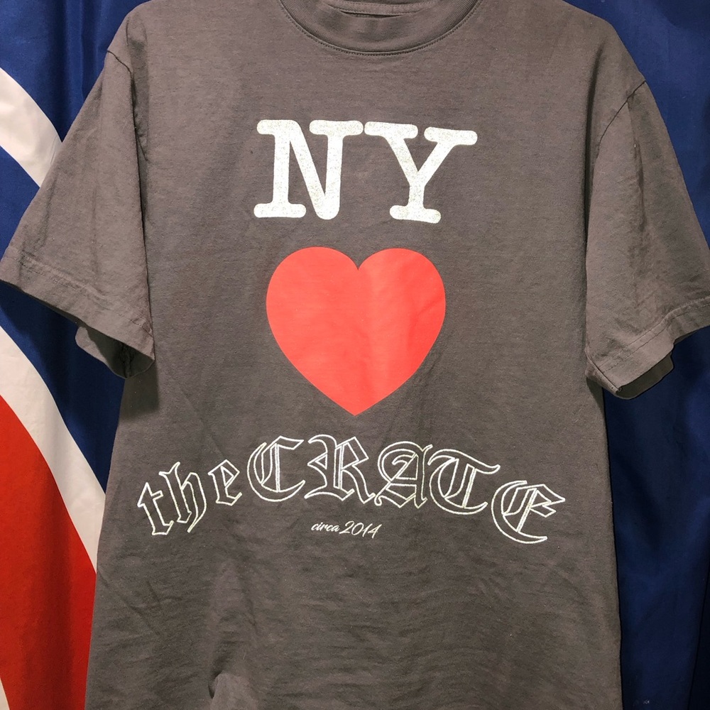 The Crate NY size small men’s t shirt.